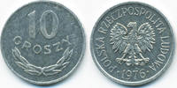 Polen - Poland 10 Groszy Volksrepublik 1949-1990