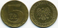 Polen - Poland 5 Zlote Volksrepublik 1949-1990