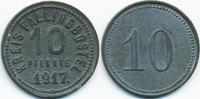 Hannover 10 Pfennig Fallingbostel - Zink vernickelt 1917 (Funck 127.2b) -