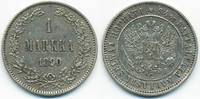 Finnland - Finland 1 Markkaa Alexander III. von Russland 1881-1894