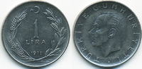 Türkei - Turkey 1 Lira Republik seit 1923