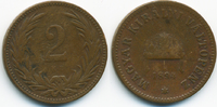 Ungarn - Hungary 2 Filler Franz Josef I. 1848-1916