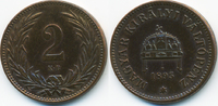 Ungarn - Hungary 2 Filler Franz Josef I. 1848-1916