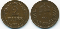 Ungarn - Hungary 2 Filler Regierung Horthy 1920-1944