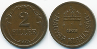 Ungarn - Hungary 2 Filler Regierung Horthy 1920-1944