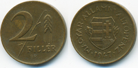 Ungarn - Hungary 2 Filler Erste Republik 1946-1949