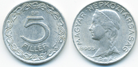 Ungarn - Hungary 5 Filler Volksrepublik 1949-1989