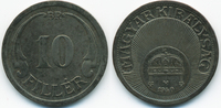 Ungarn - Hungary 10 Filler Regierung Horthy 1920-1944