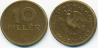 Ungarn - Hungary 10 Filler Erste Republik 1946-1949