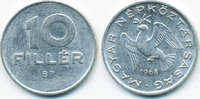 Ungarn - Hungary 10 Filler Volksrepublik 1949-1989