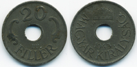 Ungarn - Hungary 20 Filler Regierung Horthy 1920-1944