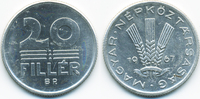 Ungarn - Hungary 20 Filler Volksrepublik 1949-1989