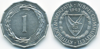 Zypern - Cyprus 1 Mil Republik 1960-2001