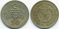Zypern - Cyprus 50 Mils Republik 1960-2001