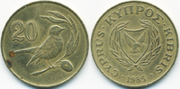 Zypern - Cyprus 20 Cents Republik 1960-2001