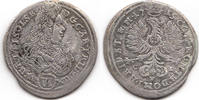 6 VI Kreuzer 1715 CLV Schlesien-Württemberg-Oels Carl Friedrich 1704-1744 sehr schön
