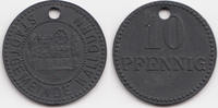 Baden 10 Pfennig Walldürn - Zink ohne Jahr (Funck 571.2A) Originalprägung -