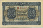 Alliierte Besetzung SBZ - DDR 50 Pfennig Rosenberg Nr. 339b – KN 6stellig davor 2 Buchstaben EZ -