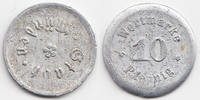10 Pfennig o. Jahr (1947) Hannover Münden, Stadt - ALuminium ohne Jahr (Funck 646.2B) Kehrprägung sehr schön - kleine Kratzer