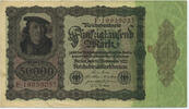 Deutsches Reich Inflation 1919-1924 50 000 Mark Rosenberg Nr. 78 -