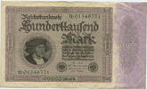 Deutsches Reich Inflation 1919-1924 100 000 Mark Rosenberg Nr. 82a - Reichsdruck KN 2xVS -