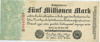 Deutsches Reich Inflation 1919-1924 5 Millionen Mark Rosenberg Nr. 94 -