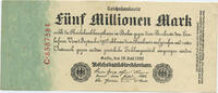 Deutsches Reich Inflation 1919-1924 5 Millionen Mark Rosenberg Nr. 94 -