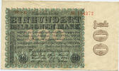 Deutsches Reich Inflation 1919-1924 100 Millionen Mark Rosenberg Nr. 106p – Firmendruck WZ Hakensterne KN 6stellig rot FZ YZ -