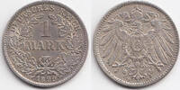 Kaiserreich 1 Mark großer Adler - Silber -