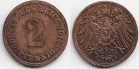 Kaiserreich 2 Pfennig großer Adler - Kupfer -