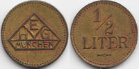 Bayern - München 1/2 Liter ohne Jahr (um 1900) E H G München (Menzel 21796.6) sehr schön