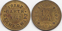 Tschechoslowakei - Czechoslovakia 1/4 Franz Barth No.40 Stankowitz (Menzel 29940.1) -
