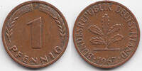 BRD 1 Pfennig Stahl/kupferplattiert -