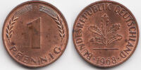 BRD 1 Pfennig Stahl/kupferplattiert -