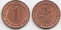 BRD 1 Pfennig Stahl/kupferplattiert -
