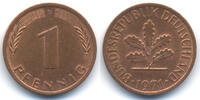 BRD 1 Pfennig Stahl/kupferplattiert -