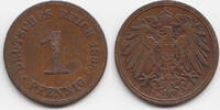 Kaiserreich 1 Pfennig großer Adler - Kupfer -