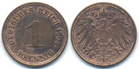 Kaiserreich 1 Pfennig großer Adler - Kupfer -