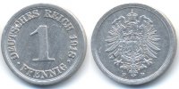 Ersatzmünze 1.WK 1 Pfennig Aluminium