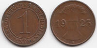 Weimarer Republik 1 Rentenpfennig Kupfer -