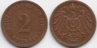 Kaiserreich 2 Pfennig großer Adler - Kupfer -