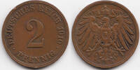 Kaiserreich 2 Pfennig großer Adler - Kupfer -