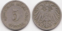 Kaiserreich 5 Pfennig großer Adler - Kupfer/Nickel -