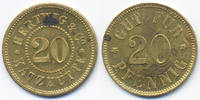 Schwarzburg/Rudolstadt - Katzhütte 20 Pfennig Hertwig & Co. Katzhütte (H.491.5) -