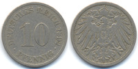 Kaiserreich 10 Pfennig großer Adler - Kupfer/Nickel -