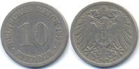 Kaiserreich 10 Pfennig großer Adler - Kupfer/Nickel -