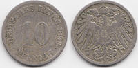 Kaiserreich 10 Pfennig großer Adler - Kupfer/Nickel -