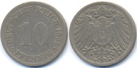 Kaiserreich 10 Pfennig großer Adler - Kupfer/Nickel -