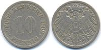 Kaiserreich 10 Pfennig großer Adler - Kupfer/Nickel -