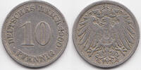 Kaiserreich 10 Pfennig großer Adler - Kupfer/Nickel -